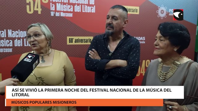 Así se vivió la primera noche del Festival Nacional de la Música del Litoral