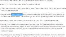 How to Get 2 Snippets for ONE Domain in Google
