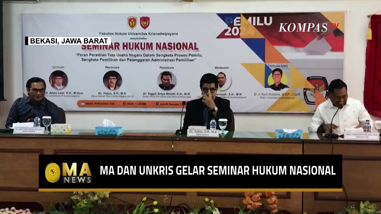 Bekerja Sama dengan MA, Unkris Gelar Seminar Hukum Soal Sengketa Pemilu - MA NEWS