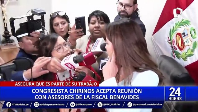 Patricia Chirinos niega reunión con Patricia Benavides: Nunca me he comunicado con la fiscal
