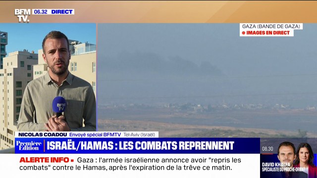 L'armée israélienne annonce avoir repris les combats contre le Hamas