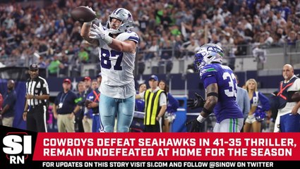 Cowboys Defeat Seahawks, 41-35, Improves 9-3 On Season
