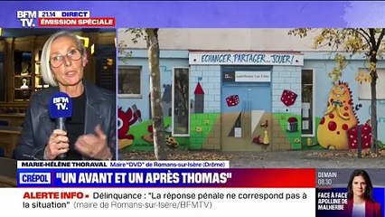 Tải video: La maire de Romans-sur-Isère, Marie-Hélène Thoraval, annonce avoir été victime de menaces de décapitation depuis ses prises de position après le meurtre de Thomas