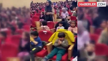 Erciş'te çocuklar için akrobasi gösterisi düzenlendi