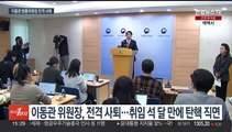 이동관 방통위원장, 전격 사퇴…