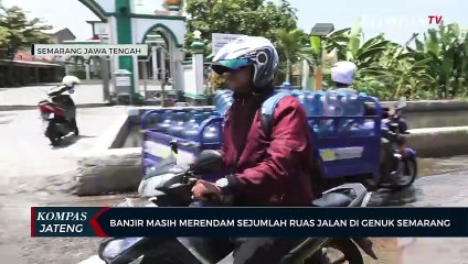 Banjir Masih Meredam Sejumlah Ruas Jalan di Genuk Semarang