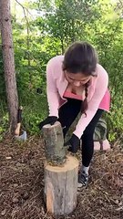 Even a GIRL can... #camping #survival #bushcraft #outdoors