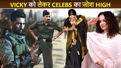 Celebs Respect Vicky Kaushal For Doing Army Roles Rekha Bows Down, How's The Josh