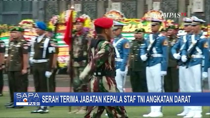 Jenderal Agus Subiyanto Lakukan Serah Terima Jabatan KSAD Kepada Jenderal Maruli Simanjuntak