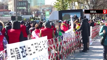 Güney Kore'de köpek eti yasağına karşı protesto