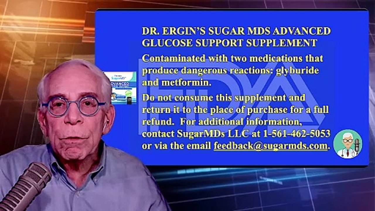 Dr. Ergin’s Sugar MDs Advanced Glucose Support Supplement Contain