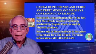 Vinyard Cantaloupes Have Salmonella Contamination