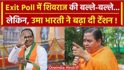 MP Exit Poll 2023: BJP को भारी बहुमत लेकिन, Uma Bharti ने बढ़ाई टेंशन | वनइंडिया हिंदी