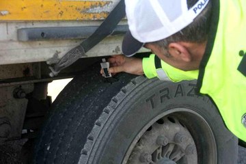 Bolu'da Ticari Araçlara Kış Lastiği Denetimi
