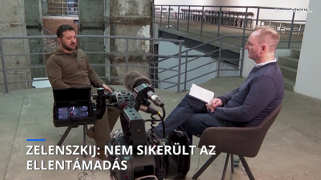 Zelenszkij elnök: az ukrán ellentámadás nem érte el a célját