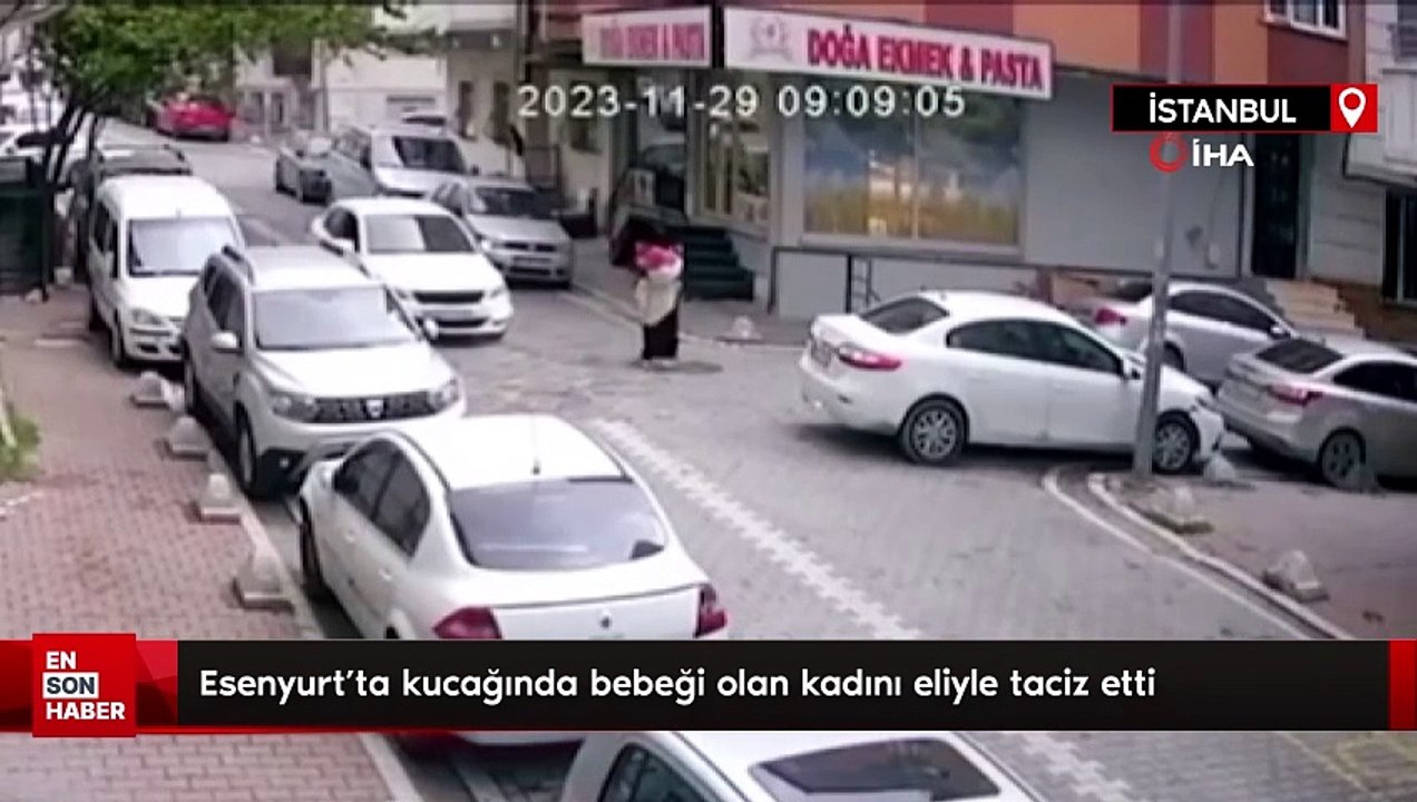Esenyurt'ta bu kadarına da pes dedirten olay: Kucağında bebeği olan kadını eliyle taciz etti