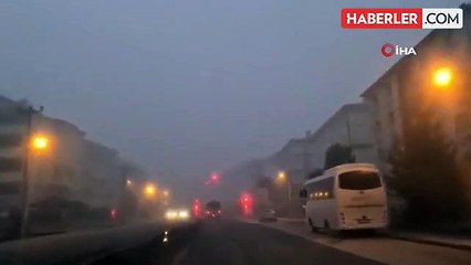 Karabük'te yoğun sis etkili oldu