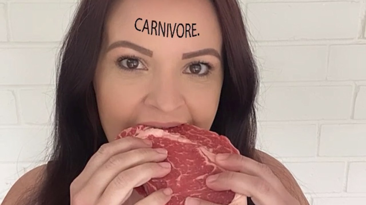 “I eat a carnivore diet – I’ve lost three stone by just eating meat and love eating chunks of butter.”
