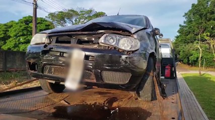 Suspeita de furtar veículo Pálio é detida pela PM no bairro Santa Cruz