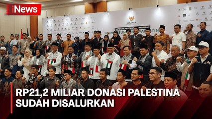 Rp21,2 Miliar Donasi Palestina Sudah Disalurkan BAZNAZ untuk 81.943 Warga Gaza