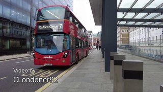 A Short Ride On The Double-Deck Hydrogen Bus - London Buses Route 7 Wrightbus Streetdeck Hydroliner FCEV