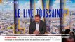 Regardez les adieux très sobres de Bruce Toussaint qui a quitté ce matin BFMTV après cinq années passées sur la chaîne info pour rejoindre la future matinale de TF1