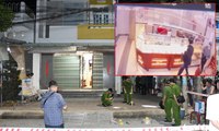 Camera ghi lại vụ cướp tiệm vàng ở Trà Vinh, 1 người chết khi bỏ trốn