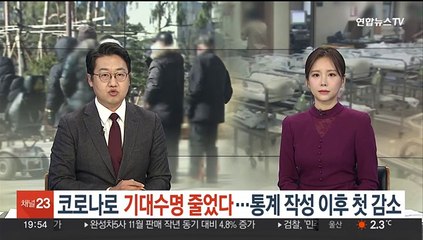코로나로 기대수명 줄었다…통계 작성 이후 첫 감소