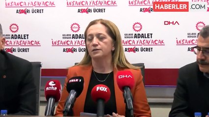 DİSK Genel Başkanı Arzu Çerkezoğlu: '2024 yılında asgari ücretin ne kadar olması gerektiğini söylemiyoruz'
