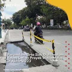 Perumdam Tirta Siak Diultimatum, Bekas Galian Proyek Wajib Mulus Di Akhir 2023