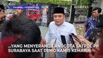 Anggota Satpol PP Surabaya Diserang Oknum Massa Demo Buruh, Wali Kota: Segera Tangkap Pelaku!