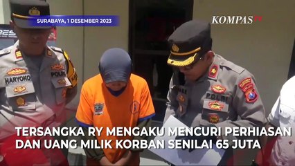 Suami Sakit Wanita Ini Mencuri Uang dan Perhiasan di Tempatnya Bekerja