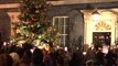 Moment Rishi Sunak switches on Downing Street Christmas tree lights