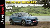 Volvo C40 Recharge Details In Hindi | चलाने में है कैसी यह इलेक्ट्रिक कार? | #DriveSparkHindi
