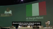 Clima, Meloni: da Italia 100 milioni per gli obiettivi della Cop28