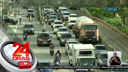 Daloy ng trapiko sa EDSA, bumigat ngayong unang araw ng Disyembre | 24 Oras