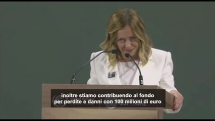 Clima, Meloni: da Italia 100 milioni per gli obiettivi della Cop28