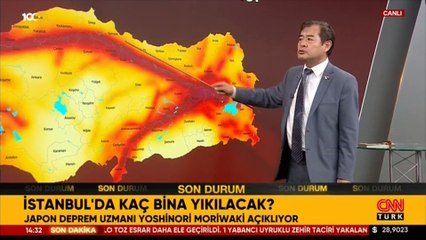 Télécharger la video: Japon Deprem Uzmanı Yoshinori Moriwaki CNN TÜRK'te: Hangi illerde büyük deprem bekliyor?