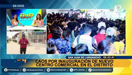 Download Video: SJL: nuevo centro comercial podría atender al público desde las 10:00 de la mañana