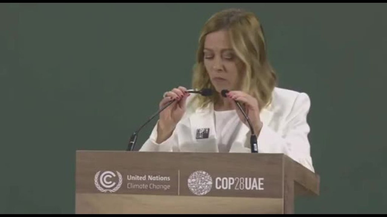 Cop28, Meloni: voglio un mondo in cui la ricerca ottimizzi la produzione