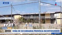 Riña en secundaria en Tlajomulco de Zúñiga desata hechos violentos