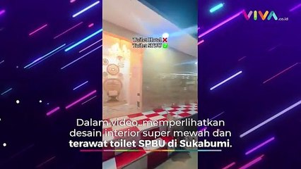Penampakan Toilet SPBU Rp600 Juta Ini Manjakan Mata