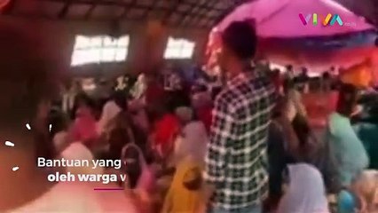 Pengungsi Rohingya Buang Sembako dari Warga Aceh