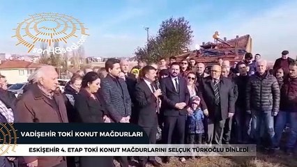 Eskişehir'de TOKi mağdurları derti