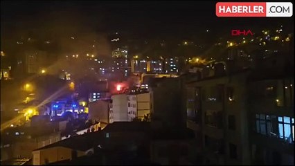 ARTVİN'DE EVDE ÇIKAN YANGINDA MAHSUR KALAN YAŞLI KADIN KURTARILDI