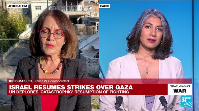 Israeli airstrikes on Gaza resume after weeklong truce with Hamas ends