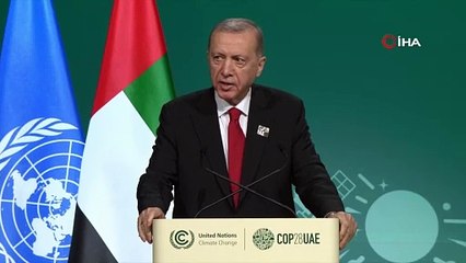 Cumhurbaşkanı Erdoğan: “2030 senesine kadar emisyon azaltım hedefimizi 2 katına çıkardık”
