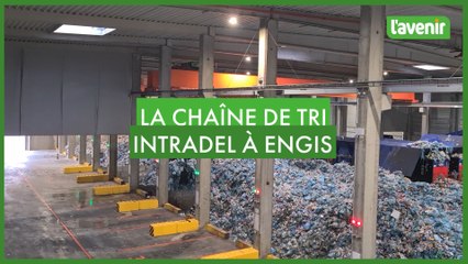 La chaîne de tri Intradel à Engis