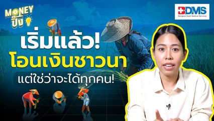เริ่มแล้วโอนเงินชาวนา แต่ใช่ว่าจะได้ทุกคน! | Money ปิ๊ง