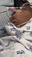 Filha mostra pela primeira vez o rosto de Mingau após ele ter sido balead0: "Tudo vai ficar bem"